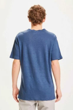 Homme T-Shirt Alder Linen - Knowledge Cotton Apparel -Pulls et Sweats Soldes Boutique 16654 1800x1800