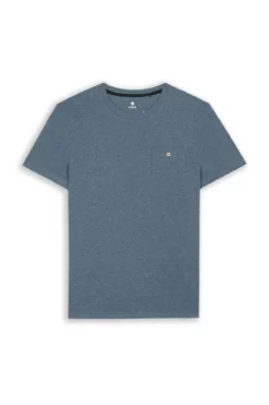 Homme T-shirt Olonne Cotton - Bleu - Faguo