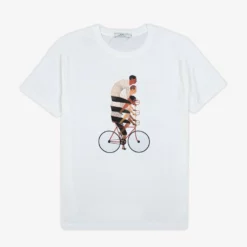 Homme T-shirt Cyclotrio - Écru - Olow -Pulls et Sweats Soldes Boutique 18578 1800x1800