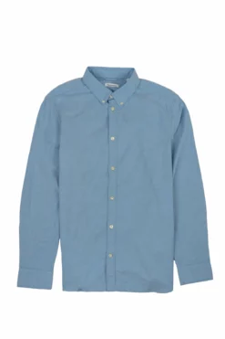 Homme Chemise Costom Tailored Fit Small Owl Oxford - Knowledge Cotton Apparel