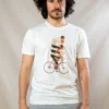 Homme T-shirt Cyclotrio - Écru - Olow