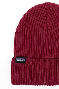 Femme Fishermans Rolled Beanie - Patagonia -Pulls et Sweats Soldes Boutique FishermansRolledBeanie WaxRed focus 1800x1800