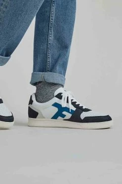 Homme Basket Hazel Leather Cuir - Faguo -Pulls et Sweats Soldes Boutique HAZEL NAV47 2 1800x1800