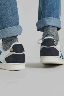 Homme Basket Hazel Leather Cuir - Faguo -Pulls et Sweats Soldes Boutique HAZEL NAV47 3 1800x1800