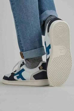 Homme Basket Hazel Leather Cuir - Faguo -Pulls et Sweats Soldes Boutique HAZEL NAV47 4 1800x1800