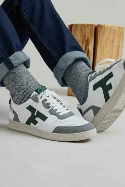 Homme Basket Hazel Leather Cuir - Faguo -Pulls et Sweats Soldes Boutique HAZEL WHI26 2 1800x1800