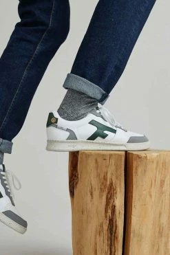 Homme Basket Hazel Leather Cuir - Faguo -Pulls et Sweats Soldes Boutique HAZEL WHI26 3 1800x1800