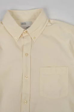 Homme Organic Button Down Shirt - Colorful Standard -Pulls et Sweats Soldes Boutique ORG23026 ivory white focus 1800x1800