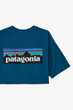 Homme T-shirt P-6 Logo Responsibili- Tee - Patagonia -Pulls et Sweats Soldes Boutique P 6 responsibilitee wavy blue 1 1800x1800