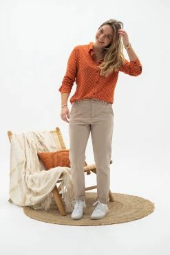 Femme Robe Neck Mid Length - Knowledge Cotton Apparel