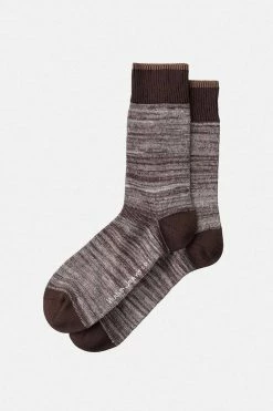 Collection Chaussettes Chaussettes Rasmusson Multi Yarn Socks - Nudie Jeans -Pulls et Sweats Soldes Boutique Rasmusson marron 1 1800x1800 1
