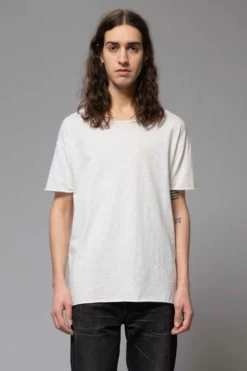 Homme Roger Slub - Nudie Jeans -Pulls et Sweats Soldes Boutique Roger Slub Offwhite 2 1800x1800