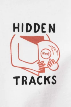 Homme Rudi Hidden Tracks - Nudie Jeans -Pulls et Sweats Soldes Boutique Rudi Hidden Tracks Chalk White 3 1800x1800