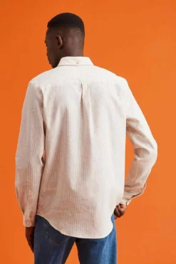 Homme Chemise Ivoy Rayée Lin - Faguo -Pulls et Sweats Soldes Boutique S22SH0109 3 1800x1800
