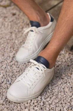 Homme Basket Ebony Cuir - Faguo