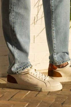 Homme Basket Ebony Cuir - Faguo