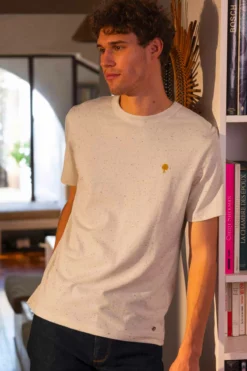 Homme Lugny Col Rond Chiné - Faguo