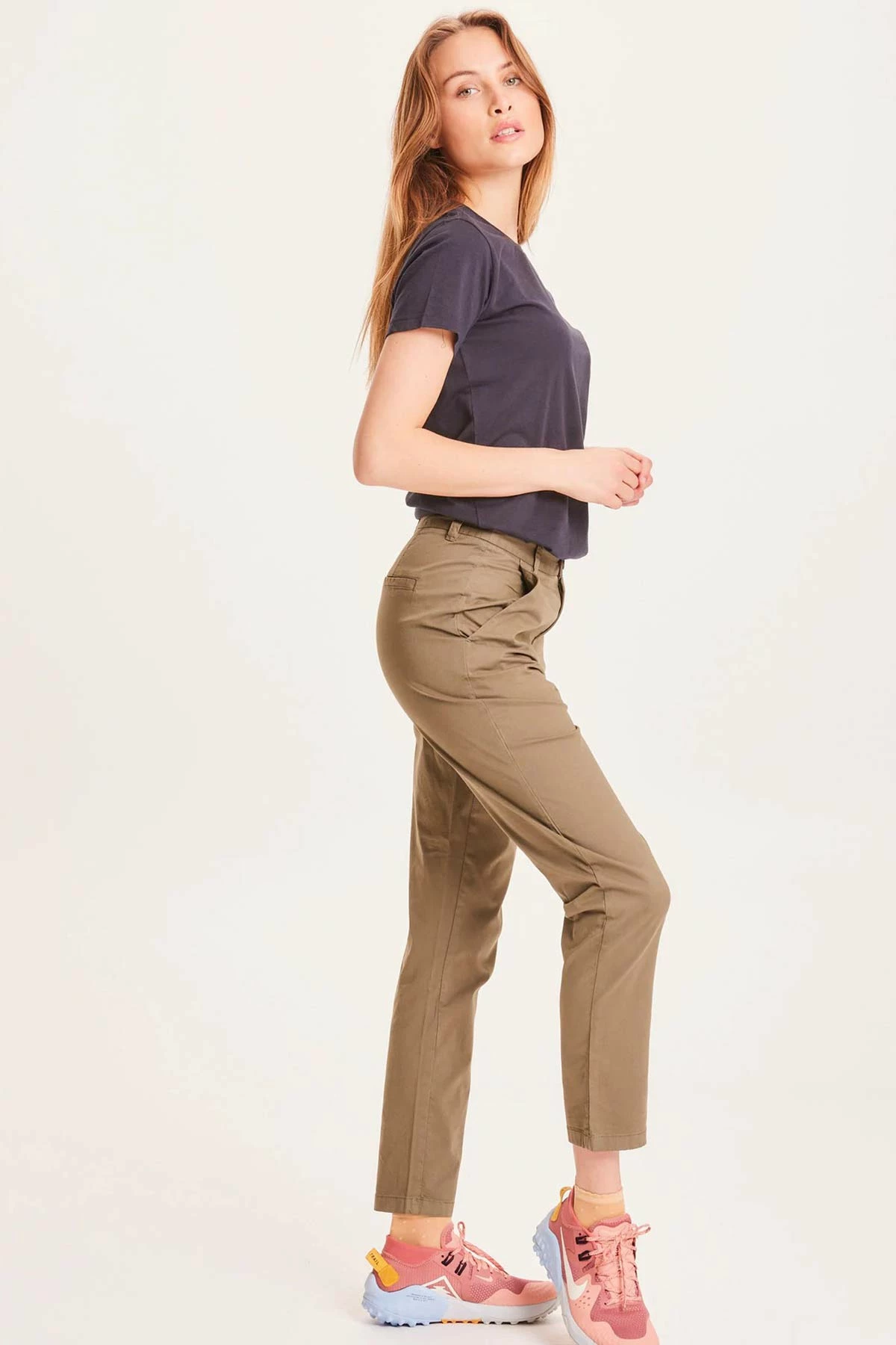 Femme Robe Neck Mid Length - Knowledge Cotton Apparel 9 Femme Robe Neck Mid Length - Knowledge Cotton Apparel – Image 9