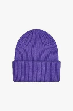 Femme Bonnet Classic Merino - Colorful Standard -Pulls et Sweats Soldes Boutique bonnet ultra violet 1 1800x1800