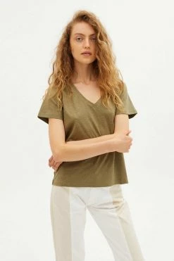 Femme T-Shirt Hemp Clavel - Thinking Mu
