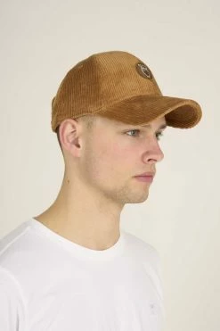 Homme Casquette 8 Wales Corduroy - Knowledge Cotton Apparel -Pulls et Sweats Soldes Boutique casquette kca brown 3 1800x1800 2
