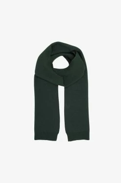 Femme Écharpe Merino Wool - Colorful Standard -Pulls et Sweats Soldes Boutique echarpe hunter green 2 1800x1800
