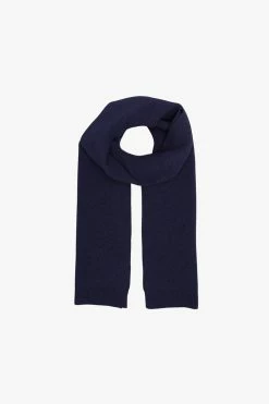 Femme Écharpe Merino Wool - Colorful Standard -Pulls et Sweats Soldes Boutique echarpe navy blue 2 1800x1800
