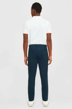 Homme Pantalon Luca Slim Twill Chino - Knowledge Cotton Apparel -Pulls et Sweats Soldes Boutique luca total eclipse 4 1800x1800