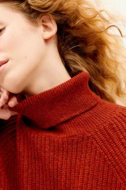 Femme Pull Matilda - Thinking Mu -Pulls et Sweats Soldes Boutique matilda clay red 3 1800x1800