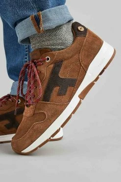 Homme Baskets Olive - Faguo