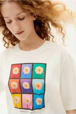 Femme T-shirt Flowers - Thinking Mu -Pulls et Sweats Soldes Boutique tee flowers 3 1800x1800 1