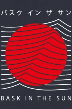 Homme T-shirt Tokyo - Bask In The Sun -Pulls et Sweats Soldes Boutique tee navy tokyo 1 1800x1800