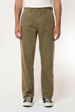 Homme Panatalon Tuff Tony - Faded Green - Nudie Jeans