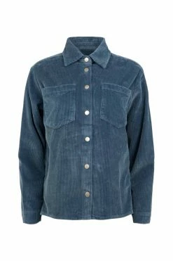 Femme Veste Stretched 8-Wales - Knowledge Cotton Apparel -Pulls et Sweats Soldes Boutique veste stretched china blue 4 1800x1800